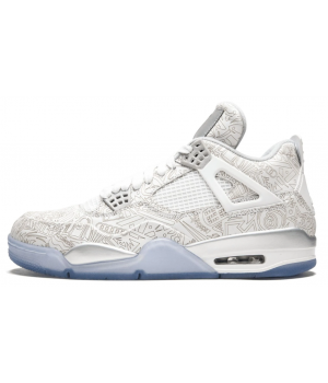 Nike Air Jordan 4 Retro Laser 30th Anniversary White