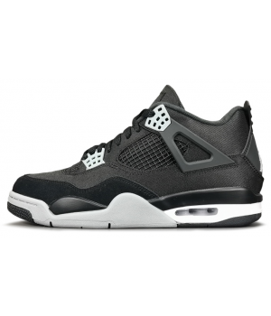 Nike Air Jordan 4 Retro Black Canvas